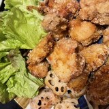 茅乃舎のだしパックで鶏の唐揚げ